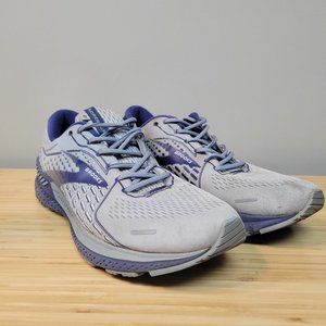 Brooks Mens Adrenaline GTS 21 1103491D006 Gray Blue Running Shoes Size 14.